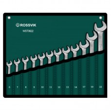 Набор ключей комбинированных ROSSVIK 6-22мм, 12шт WST0622